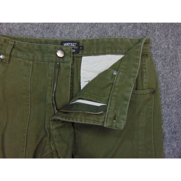 WES Cargo Pants Unisex 31x27 Green Pockets Sweden - Picture 11 of 13